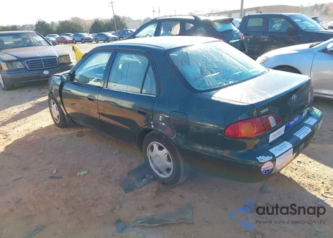 2000 Toyota Corolla Ve из США, поврежденный, VIN 2T1BR12E7YC361109